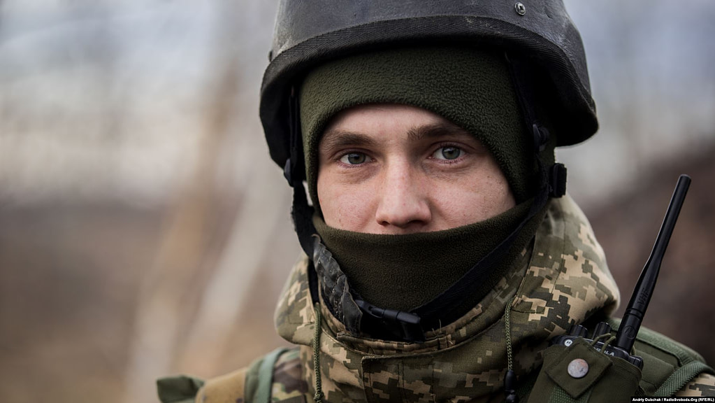 A soldier named Oleksandr at an outpost near the town of Zolotyy, in Ukraine’s Luhansk region. Andriy Dubchak photo